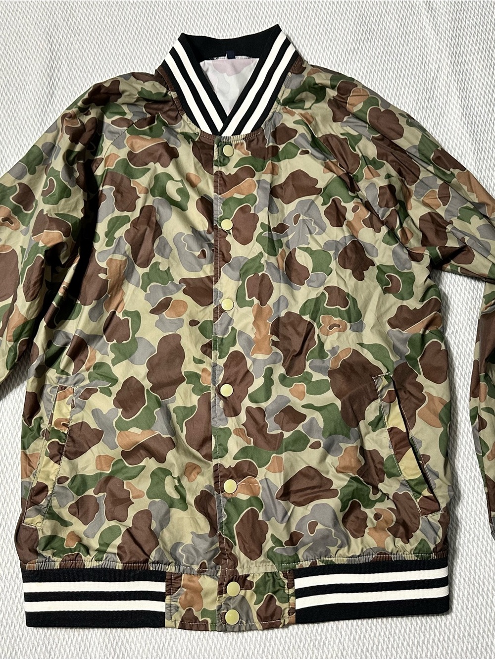 Camo Bomber Jacket - Green Camo